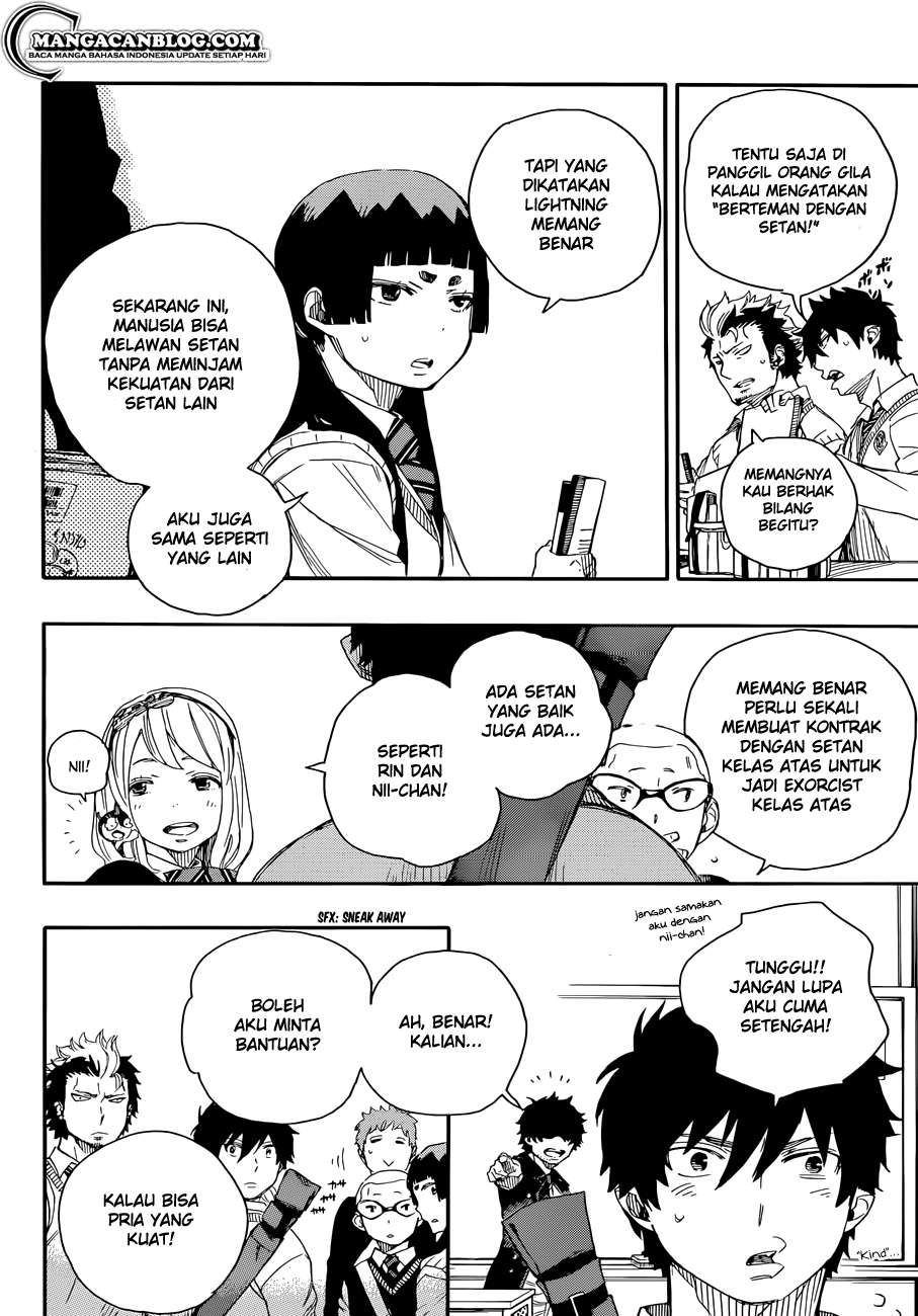Ao no Exorcist chapter 70 halaman 21