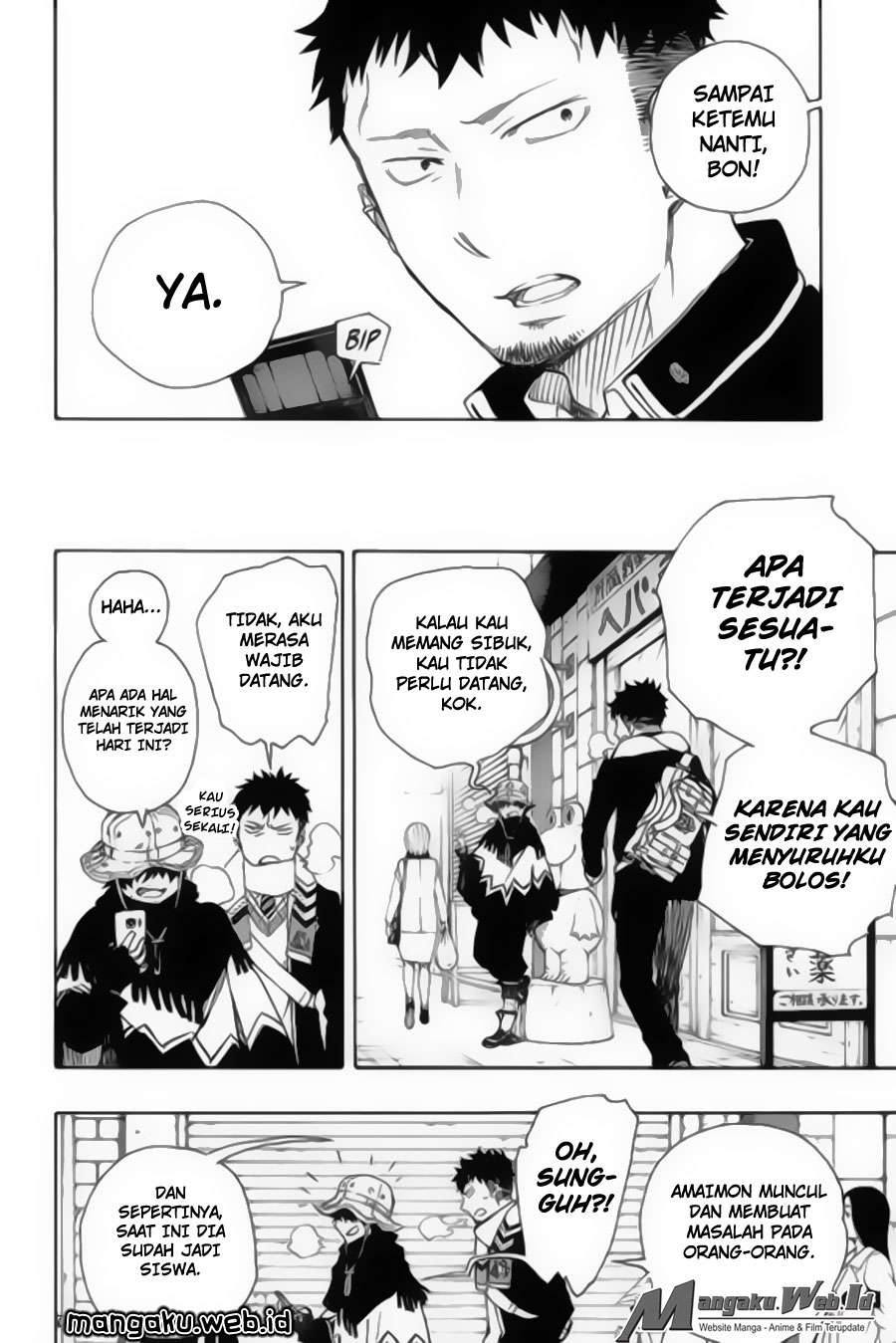 Ao no Exorcist Bab 83 halaman 17