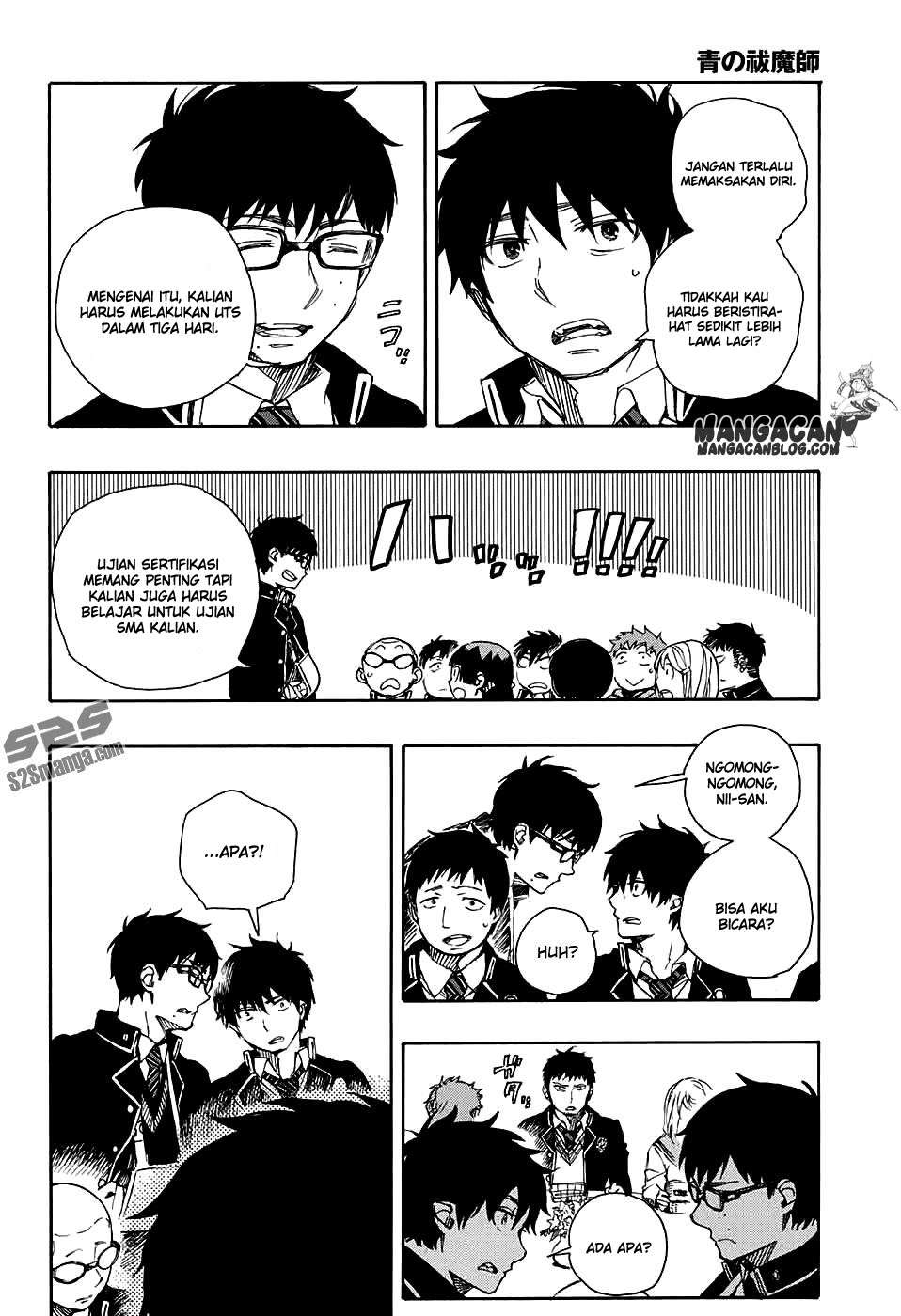 Ao no Exorcist chapter 84 halaman 8