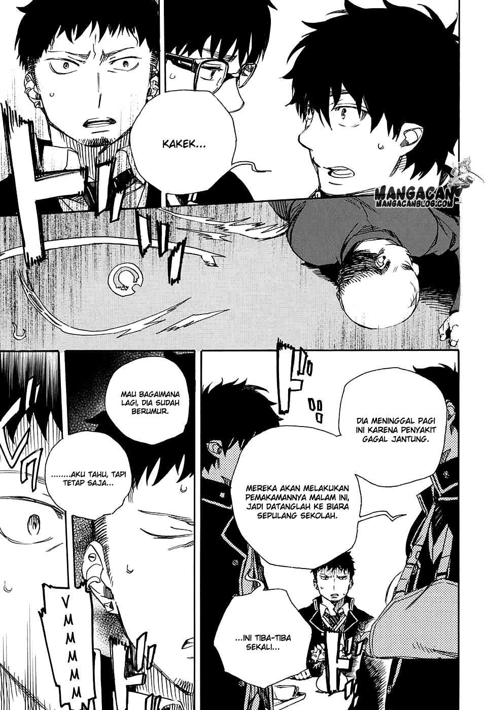Ao no Exorcist chapter 84 halaman 9