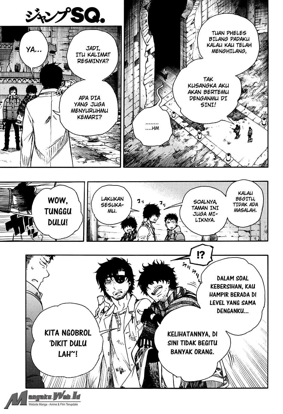 Ao no Exorcist chapter 85 halaman 4