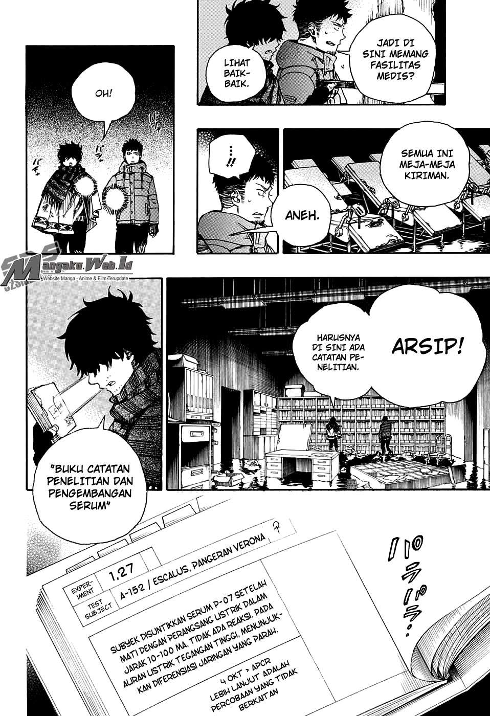 Ao no Exorcist chapter 85 halaman 11