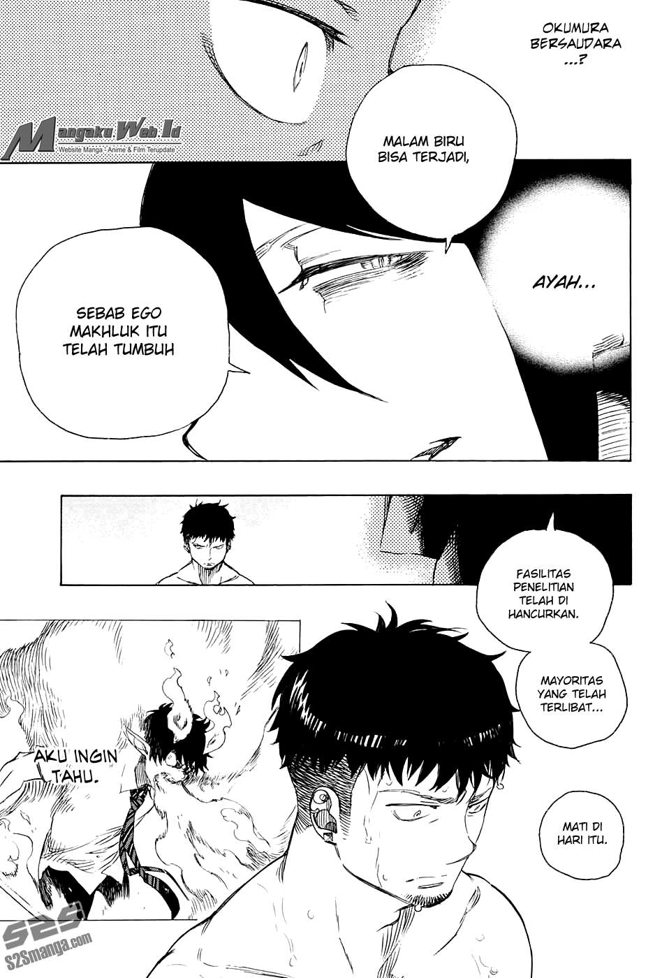 Ao no Exorcist Bab 86 halaman 33