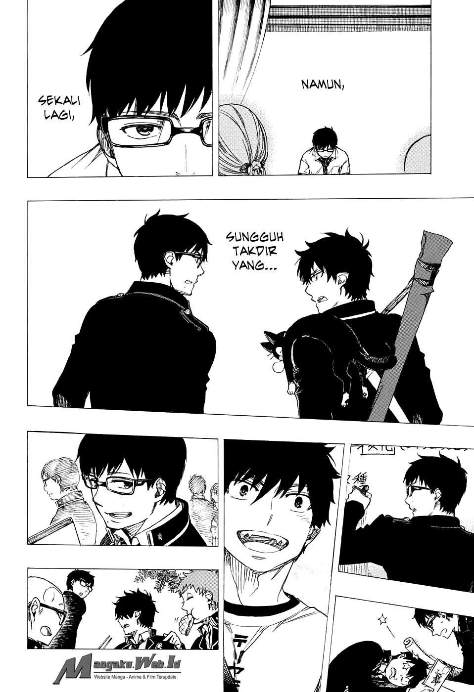Ao no Exorcist Bab 86 halaman 34