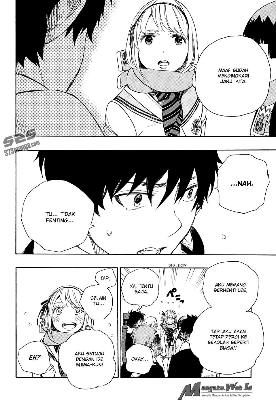 Ao no Exorcist Bab 87 halaman 34