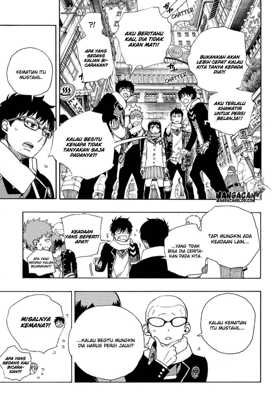 Ao no Exorcist chapter 88 halaman 9