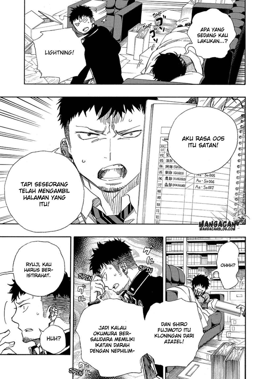 Ao no Exorcist chapter 88 halaman 23