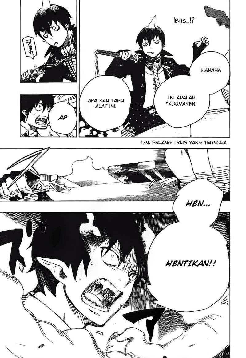 Ao no Exorcist chapter 9 halaman 19