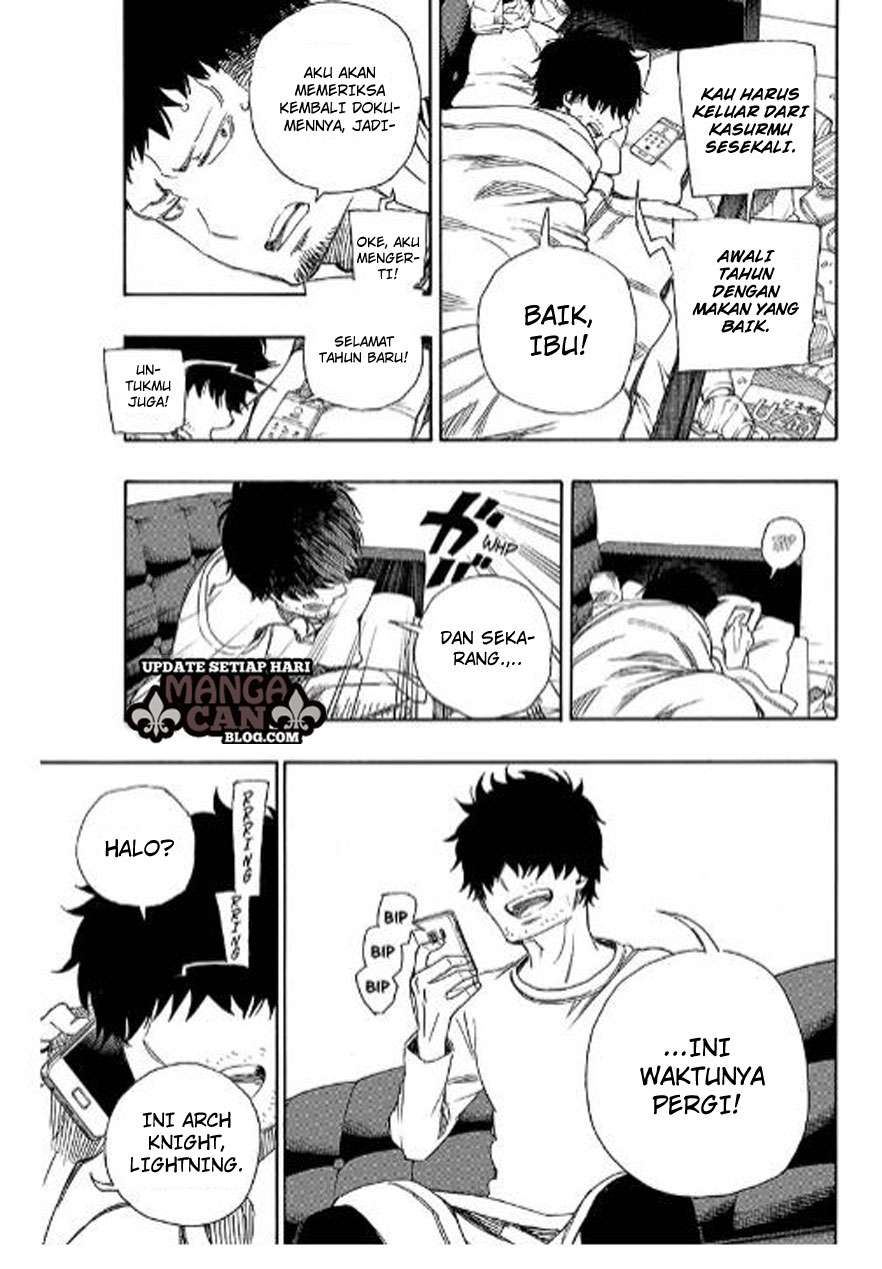Ao no Exorcist chapter 90 halaman 17
