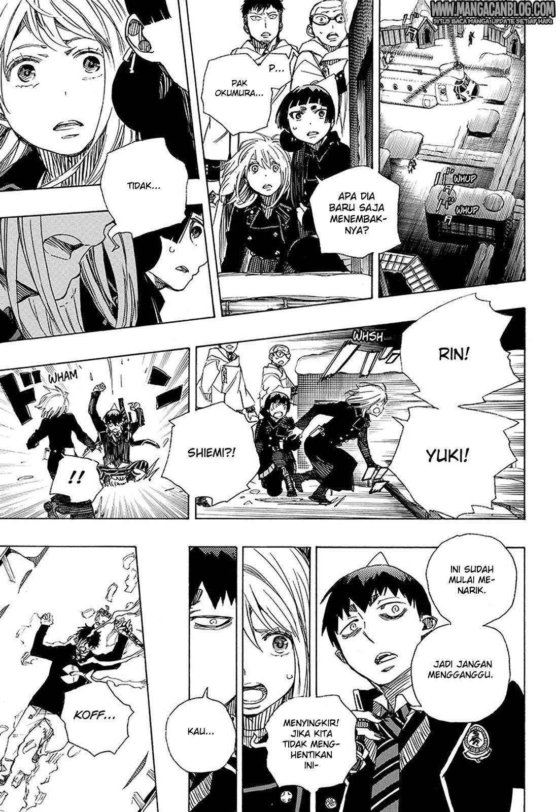 Ao no Exorcist Bab 96 halaman 28