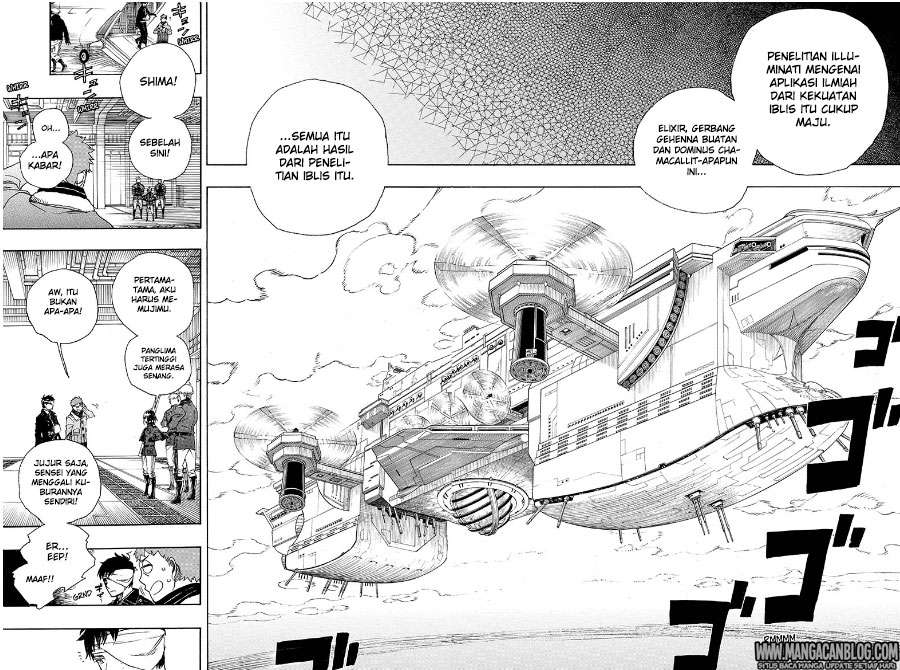 Ao no Exorcist chapter 97 halaman 19