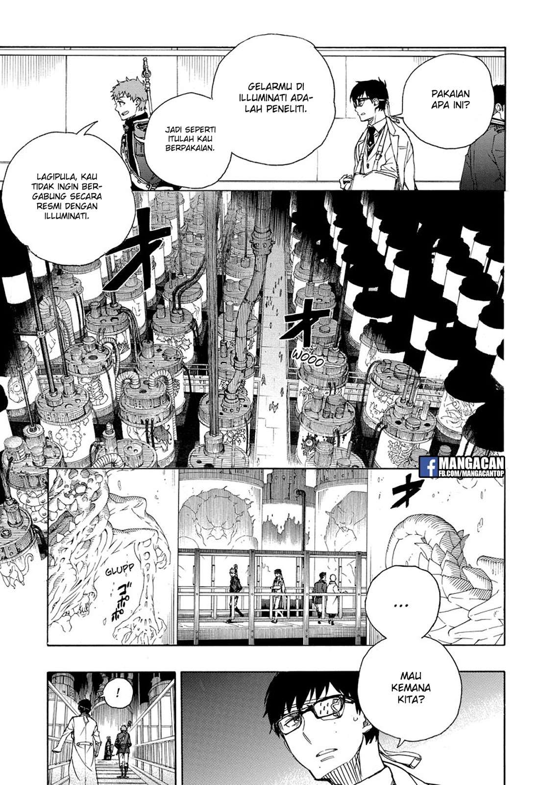 Ao no Exorcist chapter 99.2 halaman 6
