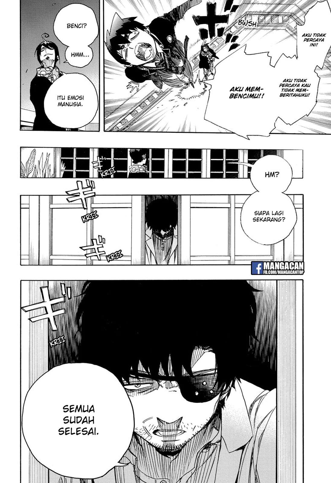 Ao no Exorcist chapter 99.2 halaman 8