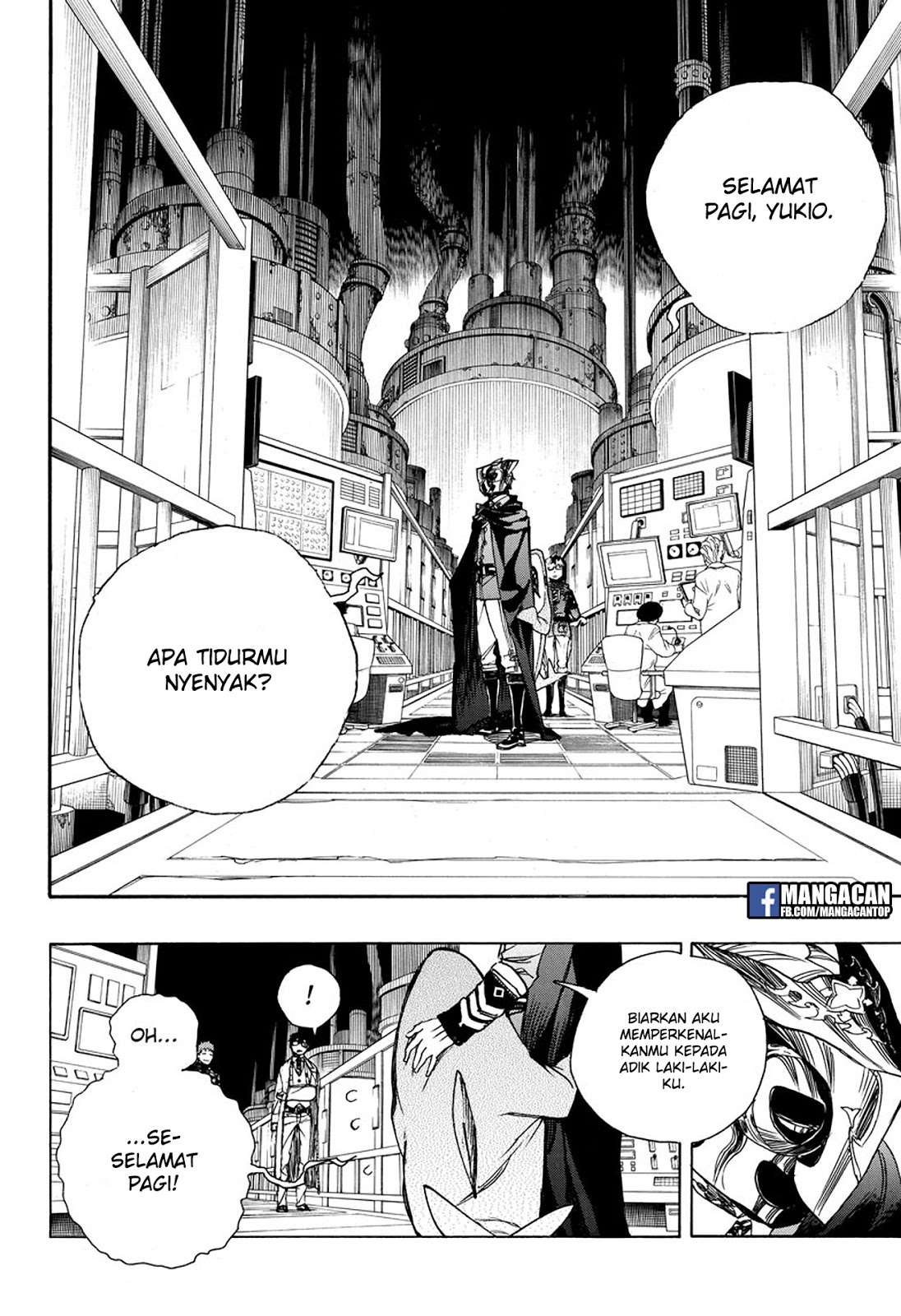 Ao no Exorcist chapter 99.2 halaman 10