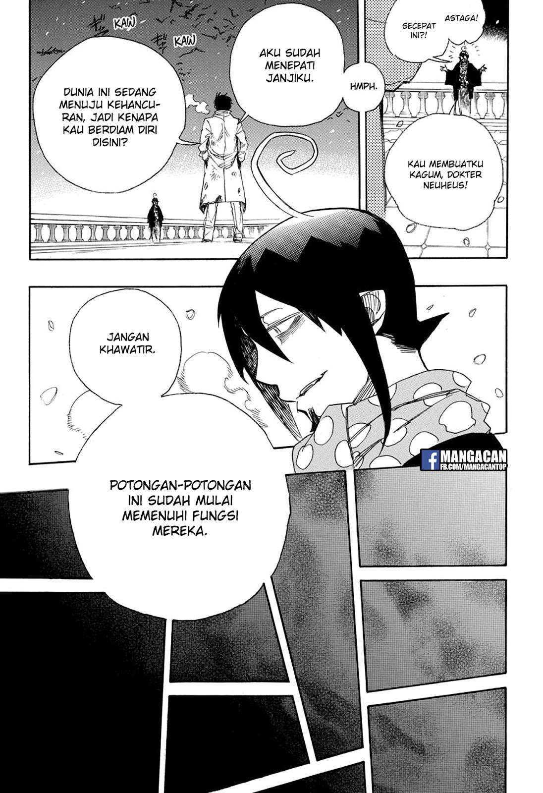 Ao no Exorcist chapter 99.2 halaman 14