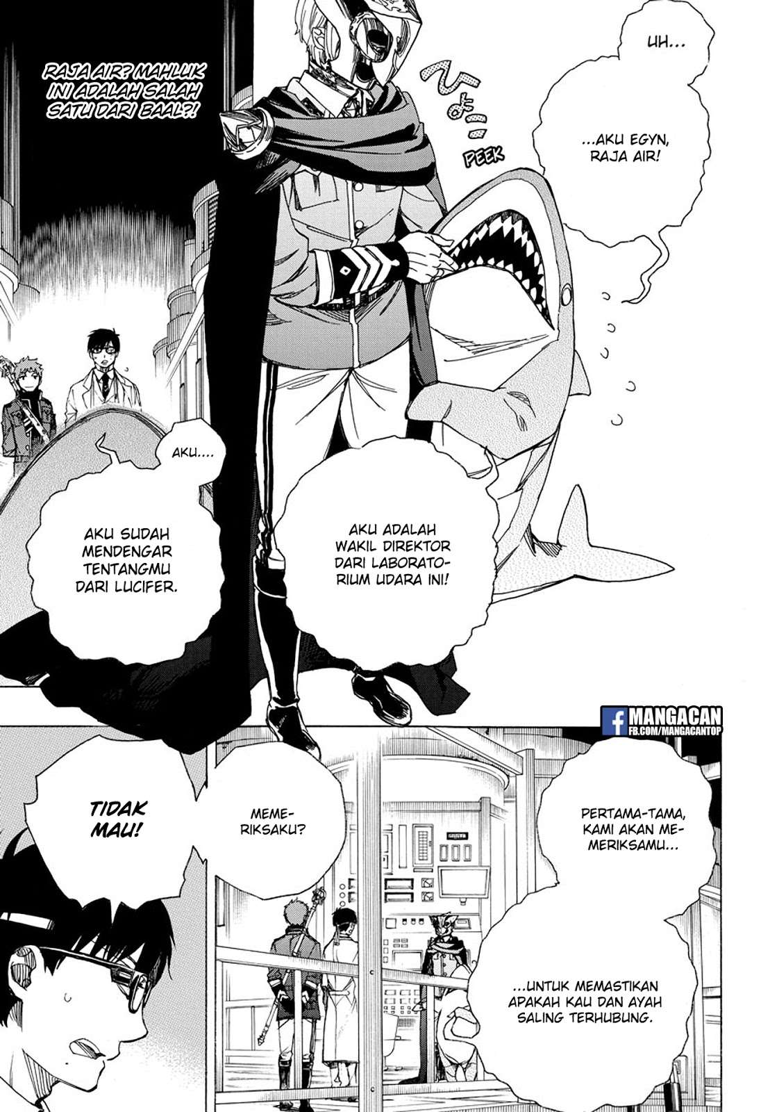 Ao no Exorcist chapter 99.2 halaman 16