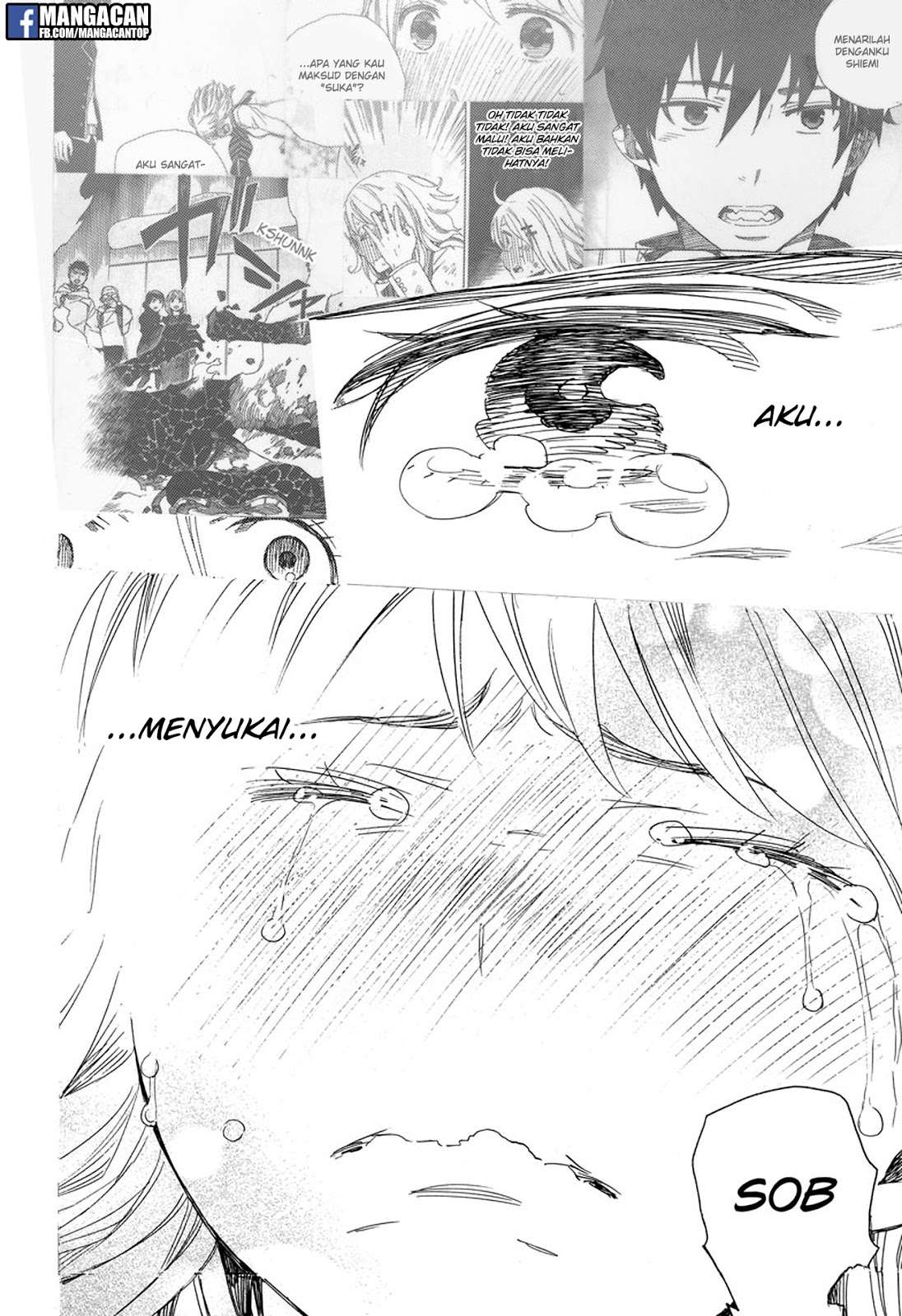 Ao no Exorcist chapter 99.2 halaman 18