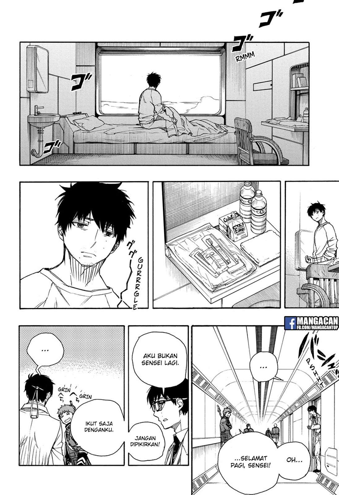 Ao no Exorcist chapter 99.2 halaman 19