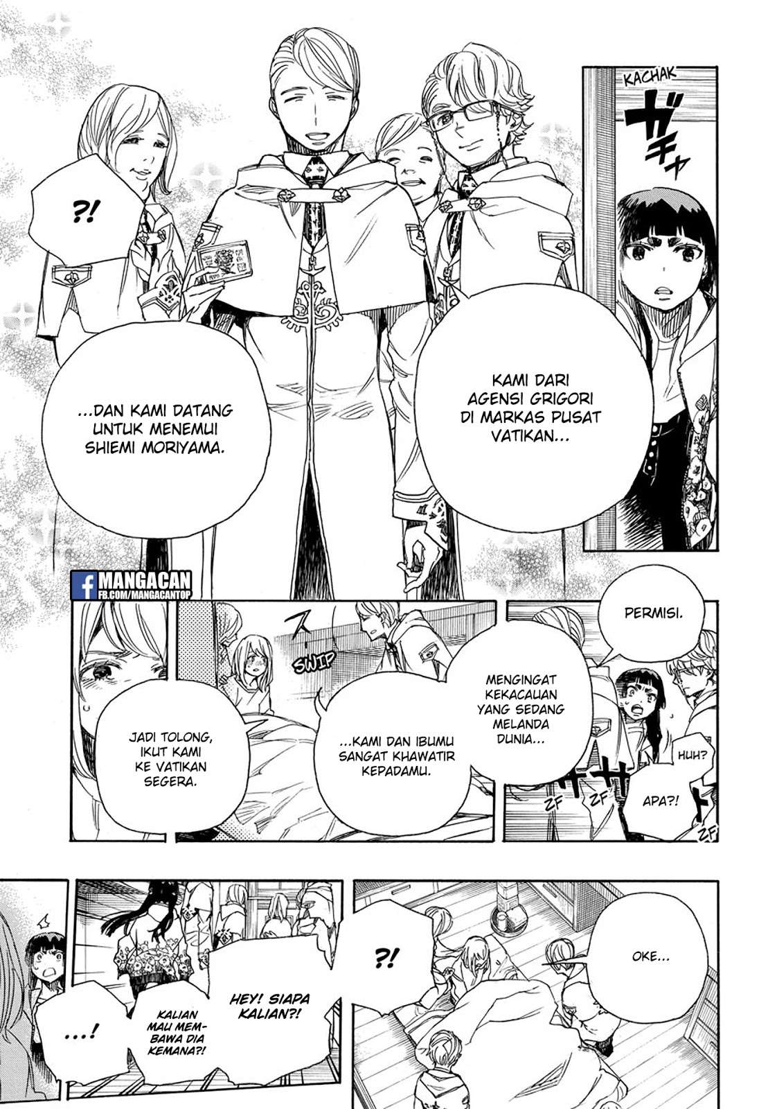 Ao no Exorcist chapter 99.2 halaman 24