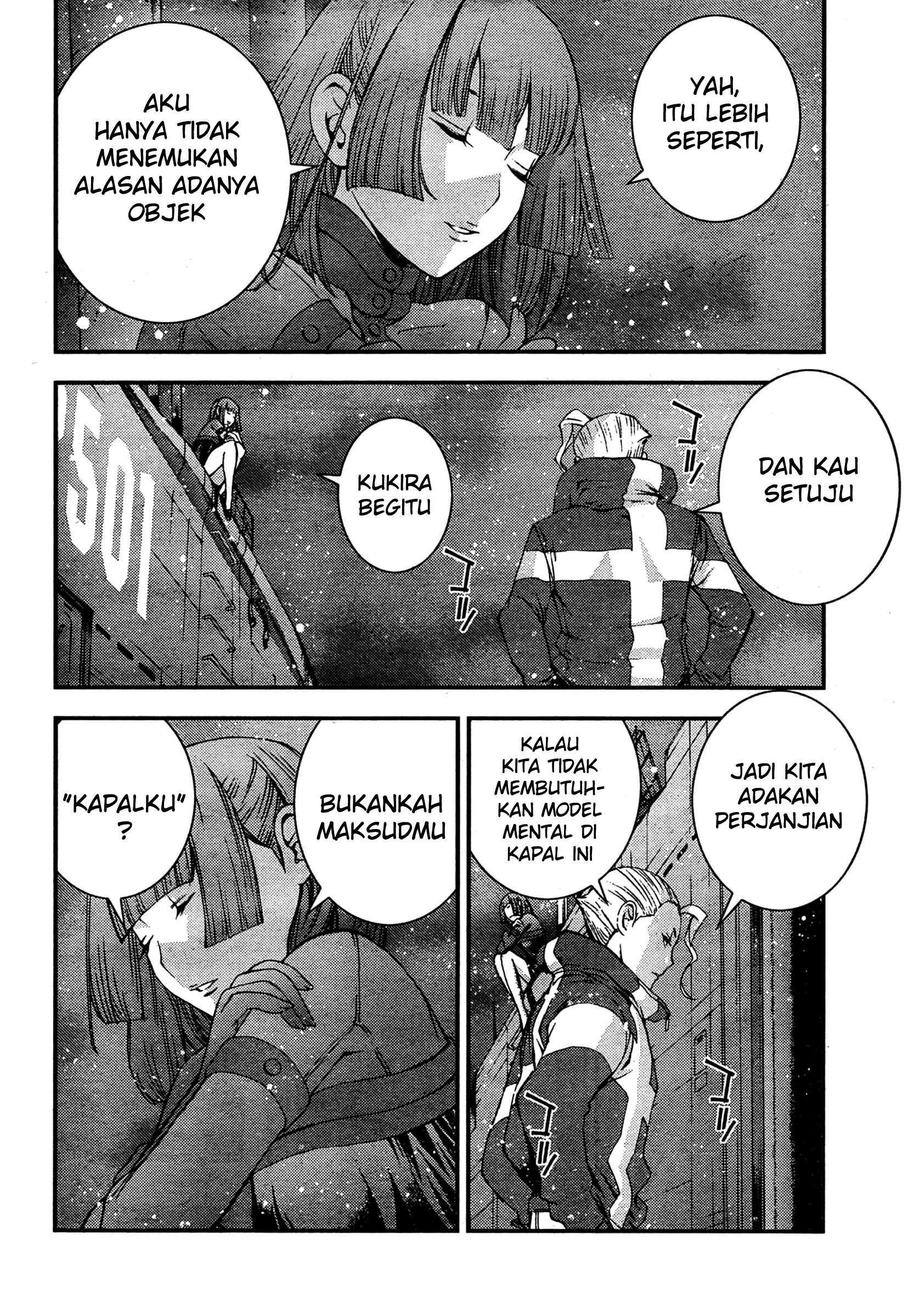Aoki Hagane No Arpeggio Bab 35 halaman 6
