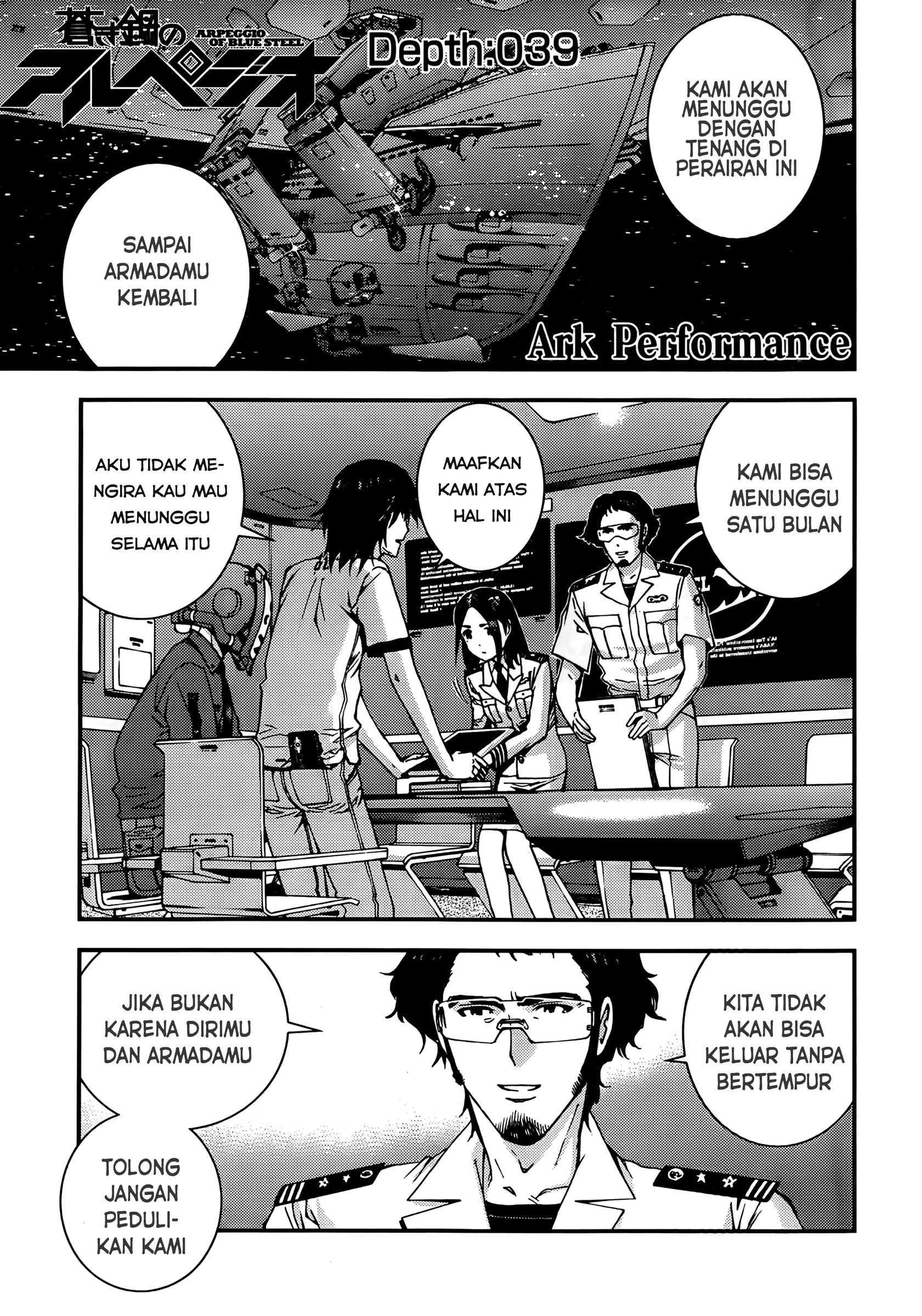 Aoki Hagane No Arpeggio chapter 39 halaman 1