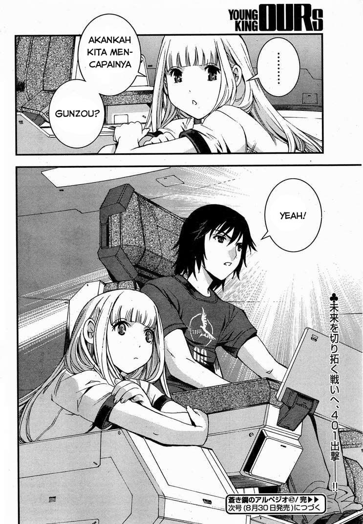 Aoki Hagane No Arpeggio Bab 47 halaman 30