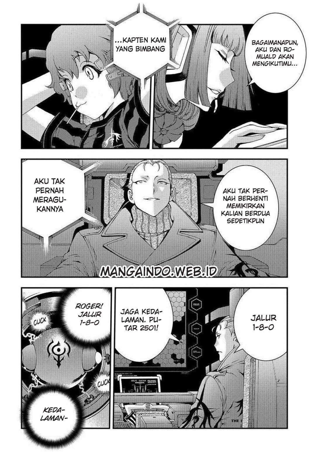 Aoki Hagane No Arpeggio Bab 61 halaman 28
