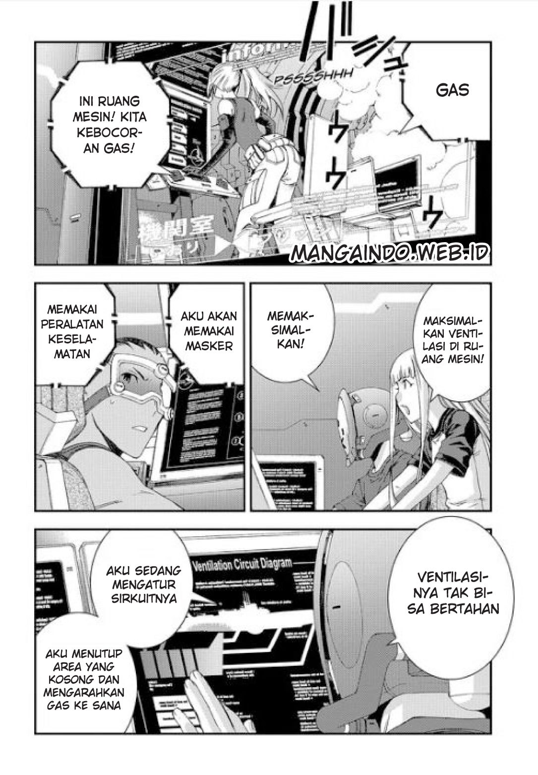 Aoki Hagane No Arpeggio Bab 62 halaman 28