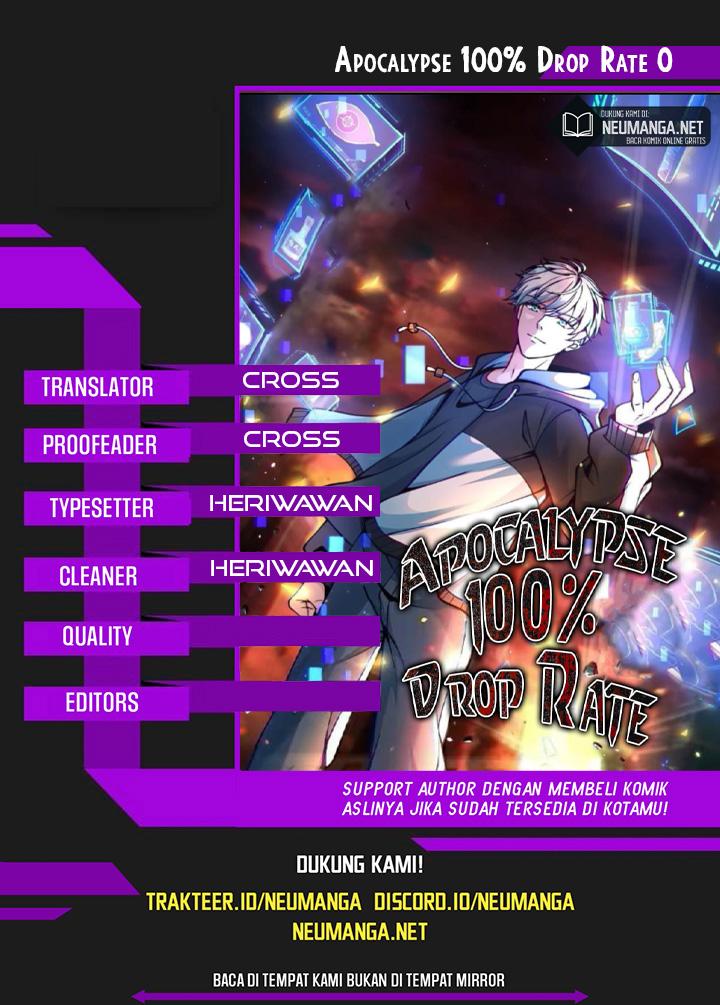 Apocalypse 100% Drop Rate Bab 01 halaman 1