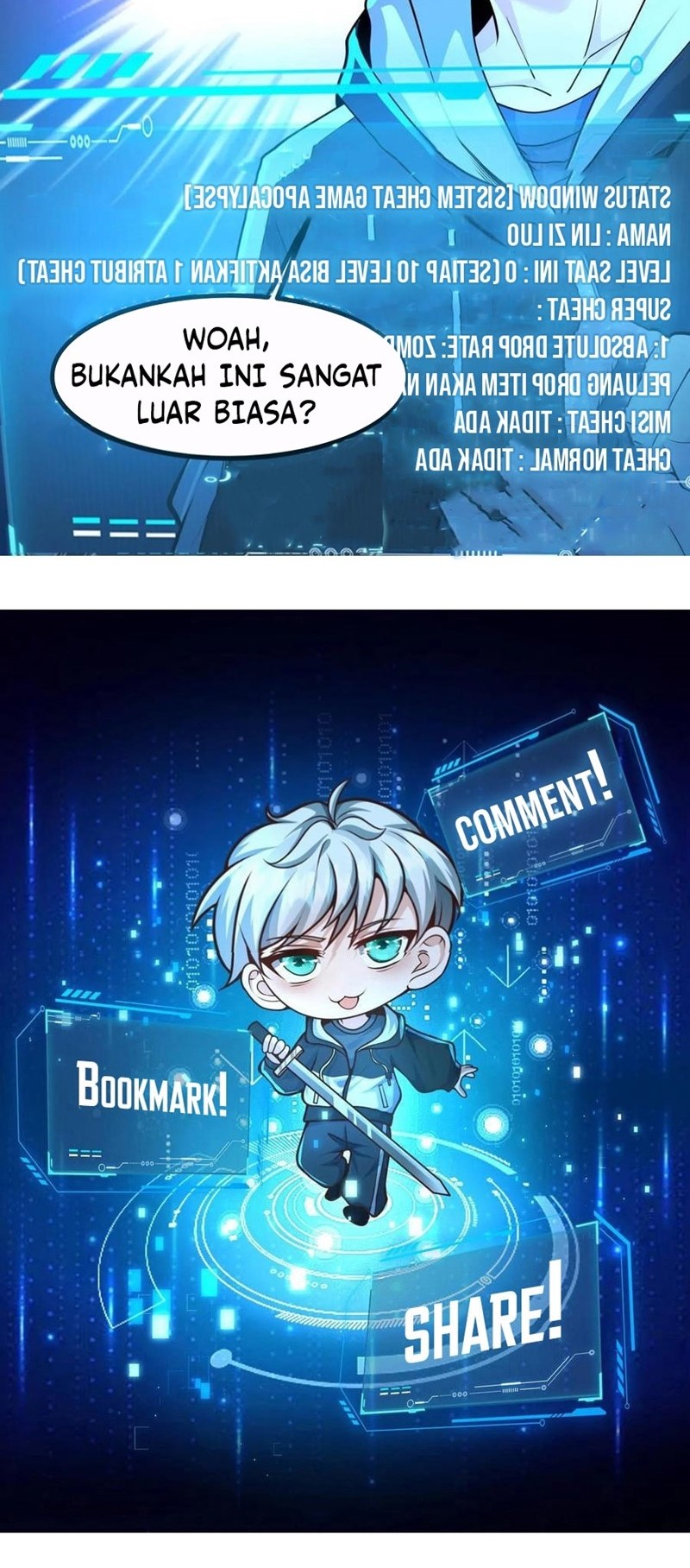 Apocalypse 100% Drop Rate Bab 02 halaman 44
