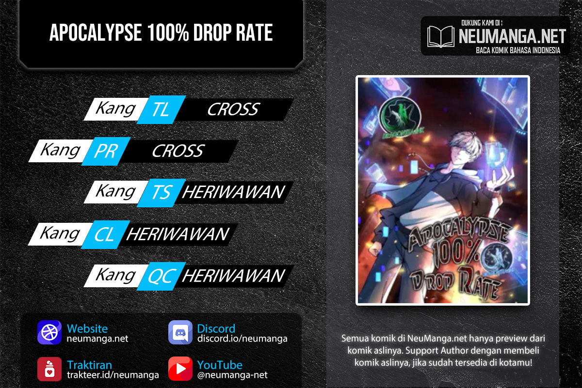 Apocalypse 100% Drop Rate chapter 14 halaman 1