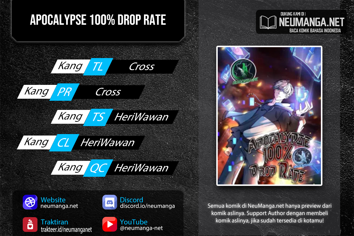 Apocalypse 100% Drop Rate Bab 20 halaman 1
