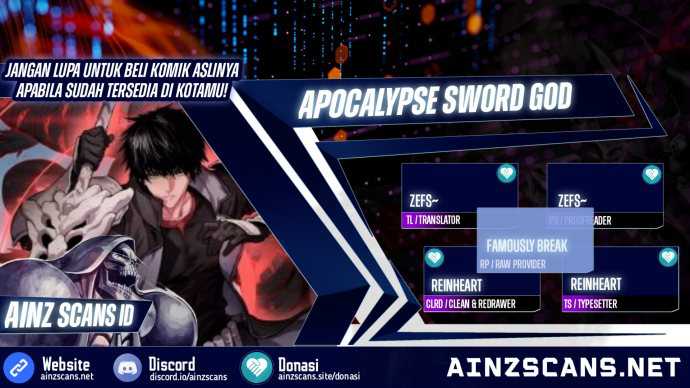 Apocalypse Sword God chapter 01 halaman 1