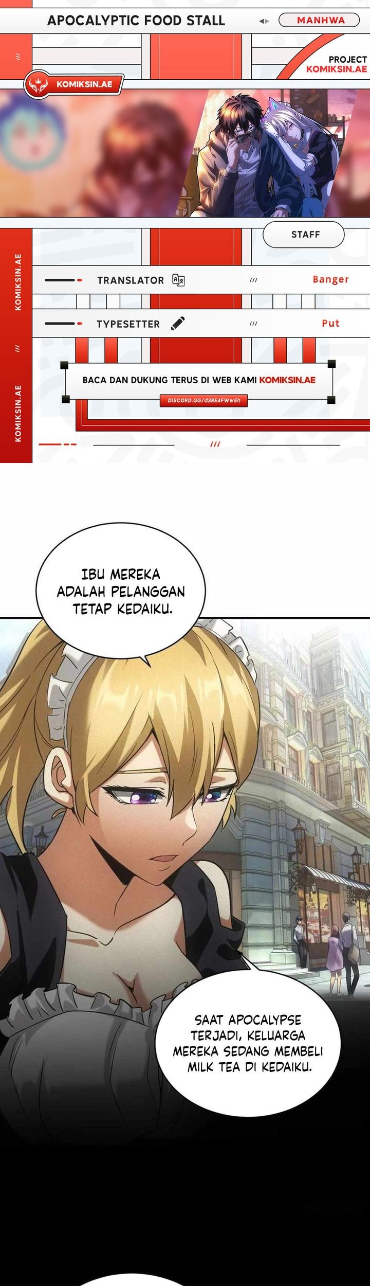 Apocalyptic Food stall chapter 8 halaman 1