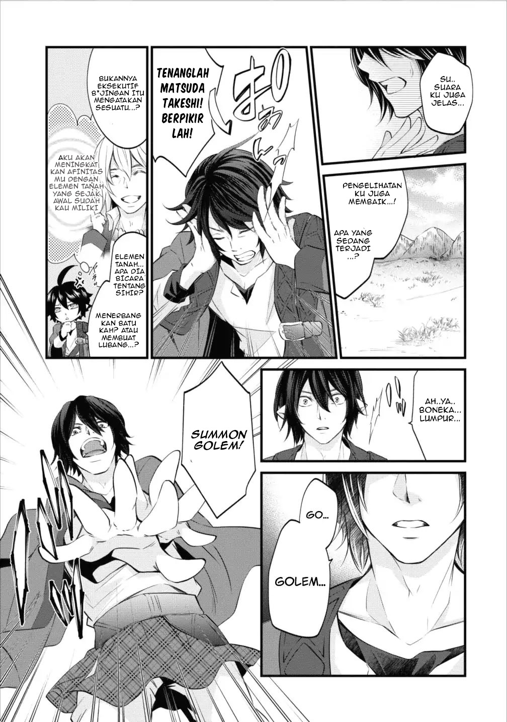 Arafoo Shachiku no Golem Master chapter 1 halaman 12