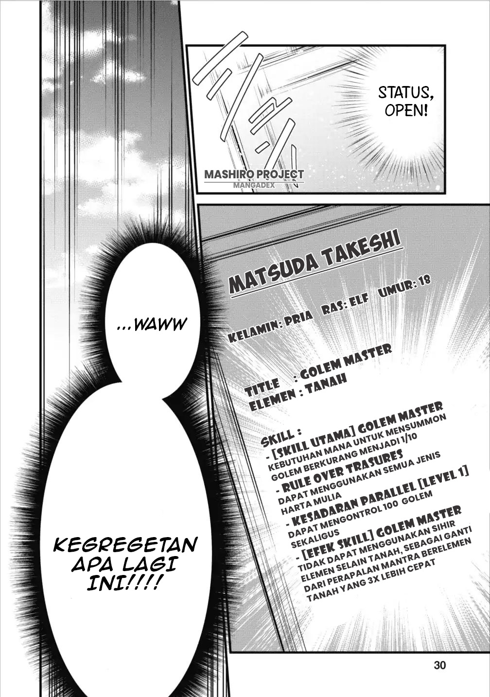 Arafoo Shachiku no Golem Master chapter 1 halaman 31