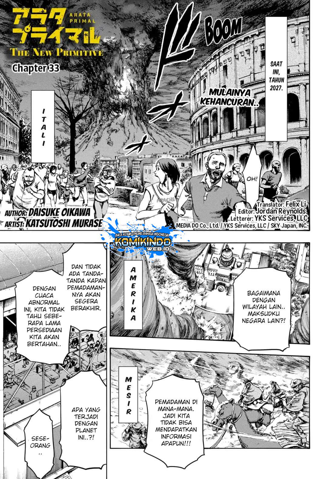 Arata Primal: The New Primitive chapter 33 halaman 2