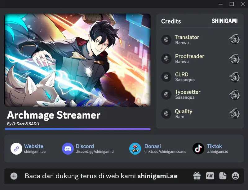 Archmage Streamer Bab 90 halaman 1