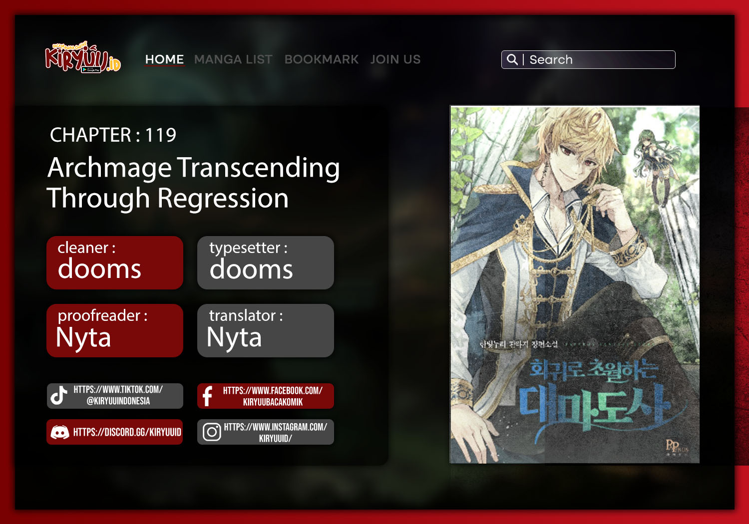 Archmage Transcending Through Regression Bab 119 halaman 1