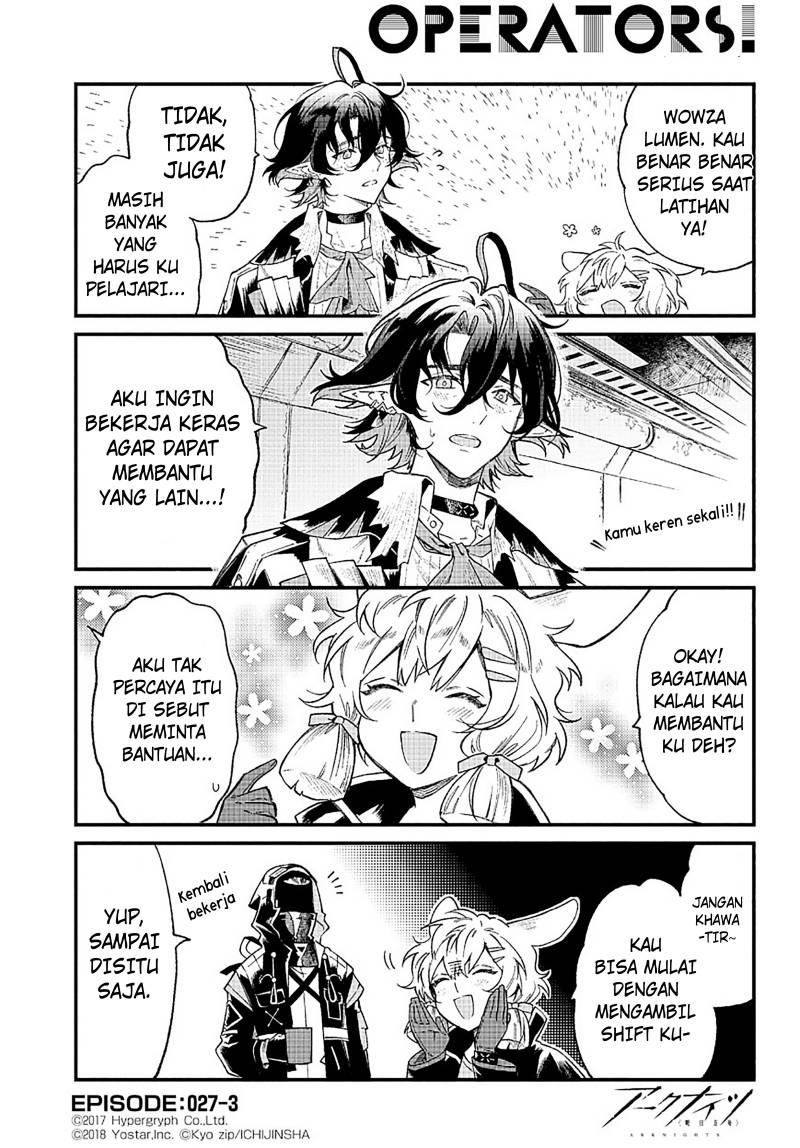 Arknights: OPERATORS! Bab 27 halaman 3