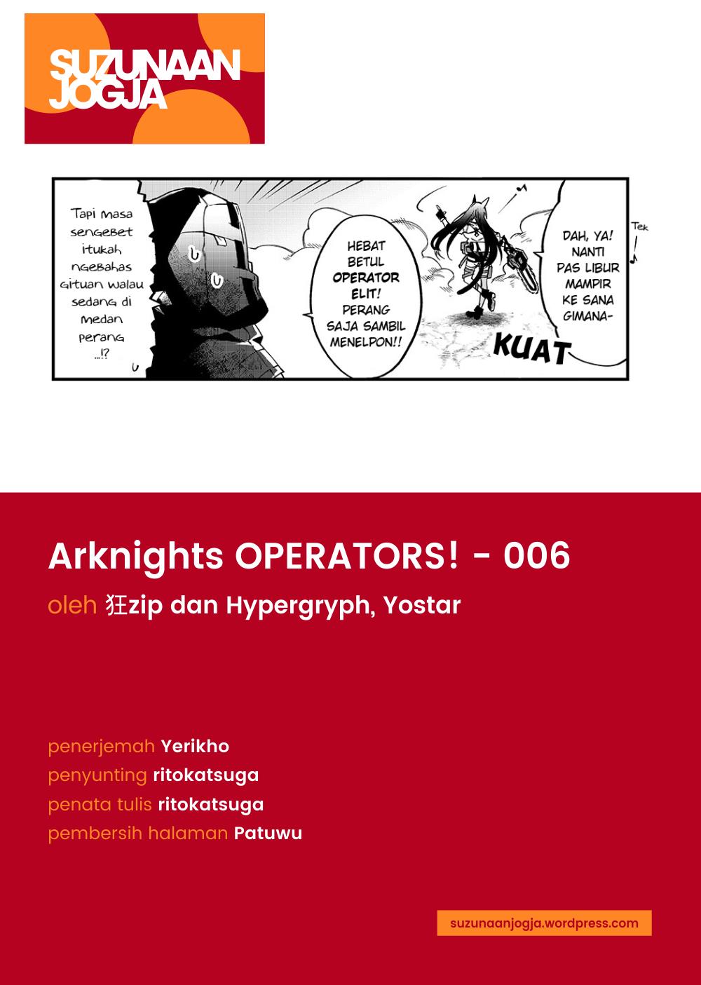 Arknights: OPERATORS! Bab 6 halaman 4