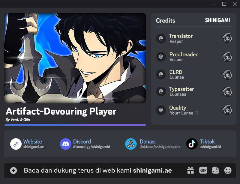 Artifact-Devouring Player Bab 06 halaman 1