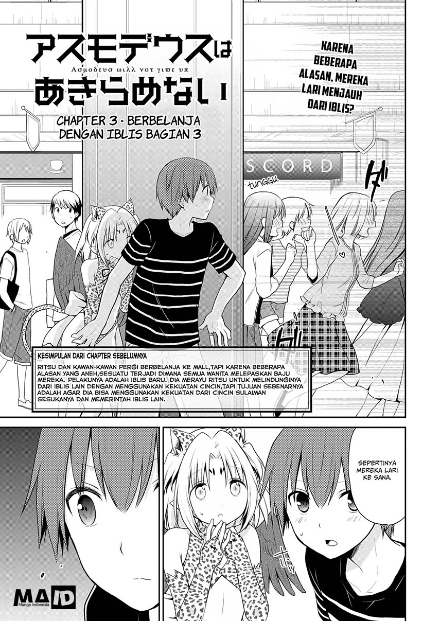 Asmodeus wa Akiramenai Bab 08 halaman 6