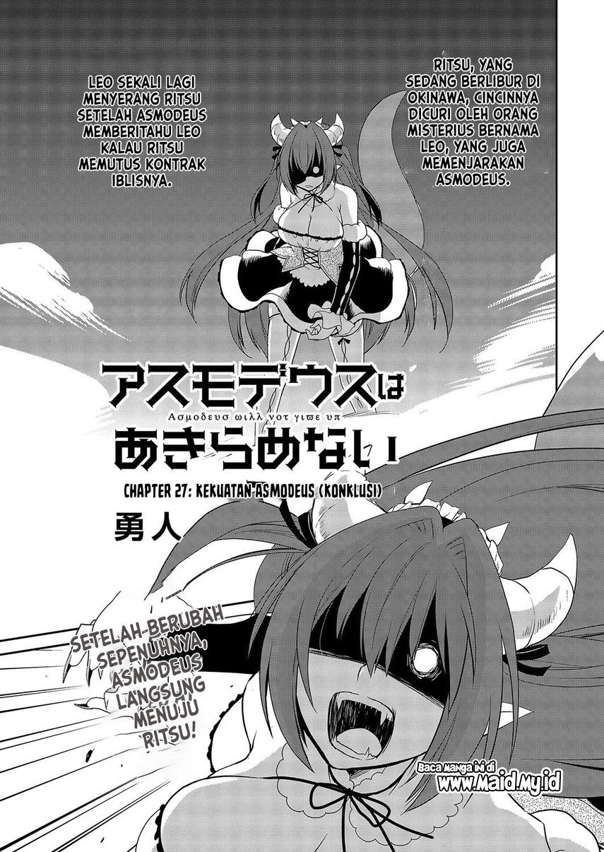 Asmodeus wa Akiramenai chapter 27 halaman 3
