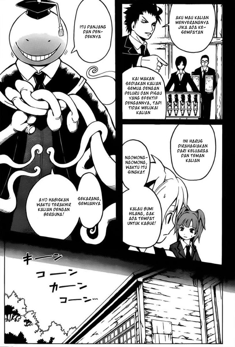 Assassination Classroom chapter 1 halaman 19