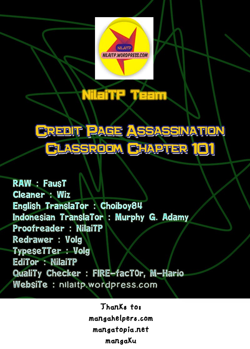Assassination Classroom Bab 101 halaman 1