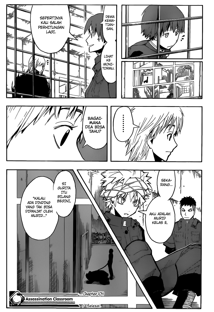 Assassination Classroom Bab 104 halaman 19