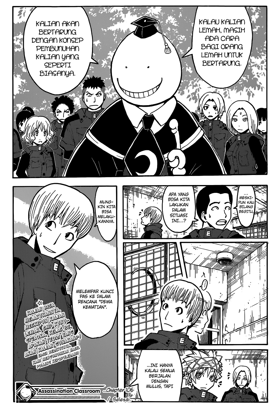 Assassination Classroom Bab 106 halaman 20