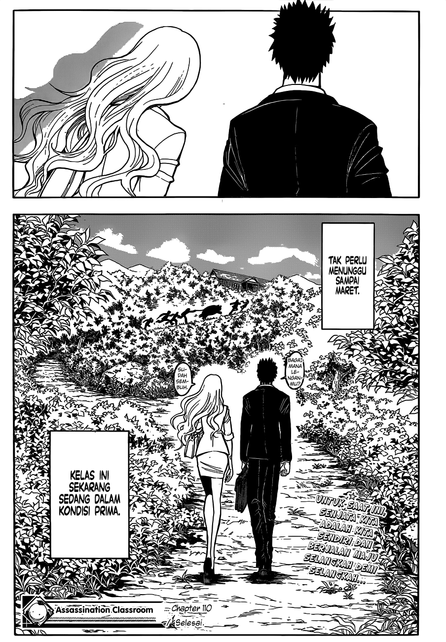 Assassination Classroom Bab 110 halaman 20