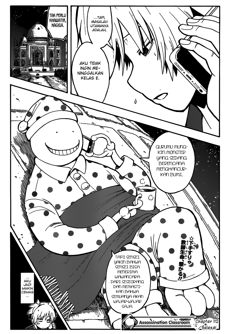 Assassination Classroom Bab 112 halaman 21